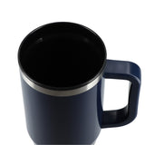 Thor 40 oz Eco-Friendly Straw Tumbler — Navy (NY) — blank product view — 56