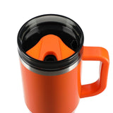 Thor 40 oz Eco-Friendly Straw Tumbler — Orange (OR) — blank product view — 21