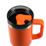 Thor 40 oz Eco-Friendly Straw Tumbler — Orange (OR) — blank product view — 20
