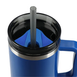Thor 40 oz Eco-Friendly Straw Tumbler — Royal (RYL) — blank product view — 9