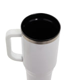 Thor 40 oz Eco-Friendly Straw Tumbler — White (WH) — blank product view — 39