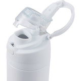 Elvin 28oz Recycled Stainless Flip Straw Bottle — White (WH) — blank detail view — 4