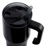 Thor 20 oz Eco-Friendly Straw Tumbler — Black (BK) — blank product view — 11