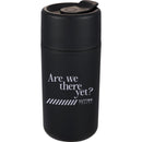 Urban 16 oz Recycled Tumbler — Black (BK) — decorated front view