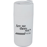 Urban 16 oz Recycled Tumbler — White (WH) — decorated front view — 2