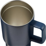 Summit 18 oz Vacuum Insulated Mug with Straw — Navy (NY) — blank detail view — 5