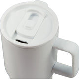Summit 18 oz Vacuum Insulated Mug with Straw — White (WH) — blank detail view — 27