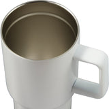 Summit 18 oz Vacuum Insulated Mug with Straw — White (WH) — blank detail view — 26