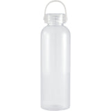 Prism 24 oz Recycled Plastic Sports Bottle — Clear (CL) — blank front view — 19