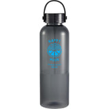 Prism 24 oz Recycled Plastic Sports Bottle — Smoke (SM) — blank front view — 2