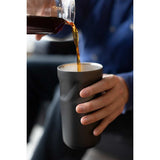 Thalia 16 oz Vacuum Insulated Tumbler — Black (BK) — blank product view — 24
