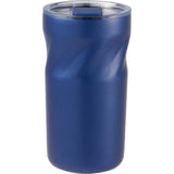 Thalia 16 oz Vacuum Insulated Tumbler — Navy (NY) — blank back view — 31