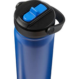 Carpo 20 oz Vacuum Bottle with Straw Lid — Bay Blue — blank detail view — 4