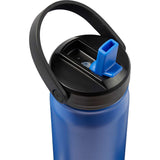 Carpo 20 oz Vacuum Bottle with Straw Lid — Bay Blue — blank detail view — 5