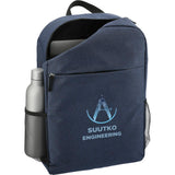 Urban 15" Laptop Backpack — Navy (NY) — decorated product view — 9