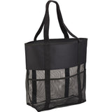Utility Beach Tote — Black (BK) — blank product view — 5