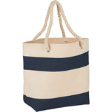 Rope Handle 16oz Cotton Canvas Tote — Navy (NY) — blank product view — 5