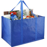Recycled Woven Utility Tote — Royal (RYL) — blank right angle — 4