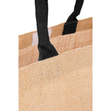 Large Jute Tote — Black (BK) — blank detail view — 16