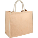 Large Jute Tote — Cream — blank product view — 13