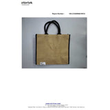Large Jute Tote — Blue — blank product view — 8