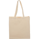 Odessa 8oz Cotton Canvas Tote — Natural (NT) — blank front view — 5