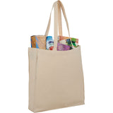 Odessa 8oz Cotton Canvas Tote — Natural (NT) — blank product view — 7