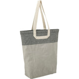 Recycled Cotton U-Handle Book Tote — Natural — blank right angle — 7