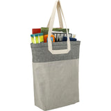 Recycled Cotton U-Handle Book Tote — Natural — blank right angle — 6