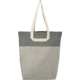 Recycled Cotton U-Handle Book Tote — Natural — blank front view — 5