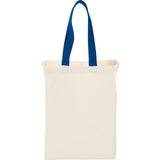 Nebraska 5oz Cotton Canvas Grocery Tote — Royal (RYL) — blank front view — 12