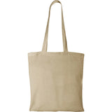 Carolina 4oz Cotton Canvas Tote — Natural (NA) — blank front view — 4