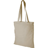 Carolina 4oz Cotton Canvas Tote — Natural (NA) — blank product view — 5