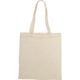 Nevada 3.5oz Cotton Convention Tote — Natural (NT) — blank front view — 4