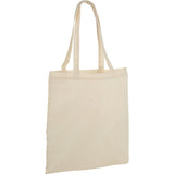 Nevada 3.5oz Cotton Convention Tote — Natural (NT) — blank product view — 5