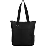 Infinity Convention Tote — Black (BK) — blank front view — 19