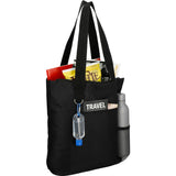Infinity Convention Tote — Black (BK) — blank product view — 22