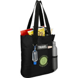 Infinity Convention Tote — Black (BK) — decorated product view — 18