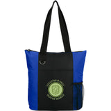 Infinity Convention Tote — Royal Blue (RBL) — decorated front view — 2