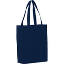 Eros Non-Woven Shopper Tote — Navy (NY) — blank product view