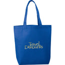 Eros Non-Woven Shopper Tote — Royal Blue (RBL) — decorated front view