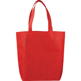 Eros Non-Woven Shopper Tote — RED (RE) — blank front view — 6