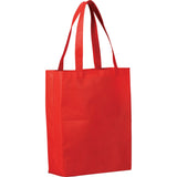 Eros Non-Woven Shopper Tote — RED (RE) — blank product view — 7