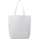 Eros Non-Woven Shopper Tote — White (WH) — blank front view