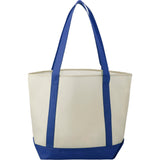 Lighthouse Non-Woven Tote — Royal Blue (RBL) — blank back view — 12