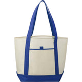 Lighthouse Non-Woven Tote — Royal Blue (RBL) — blank front view — 11