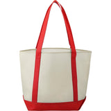 Lighthouse Non-Woven Tote — RED (RE) — blank back view — 6