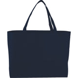 Big Boy Non-Woven Shopper Tote — Navy (NY) — blank front view — 6