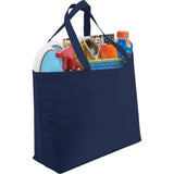 Big Boy Non-Woven Shopper Tote — Navy (NY) — blank product view — 7