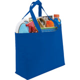 Big Boy Non-Woven Shopper Tote — Royal Blue (RBL) — blank product view — 19